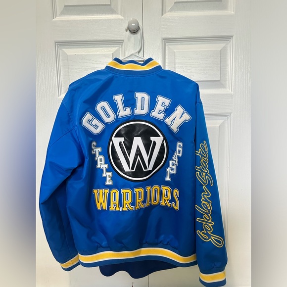 GOLDEN STATE WARRIORS NBA Varsity Jacket - Picture 2 of 6